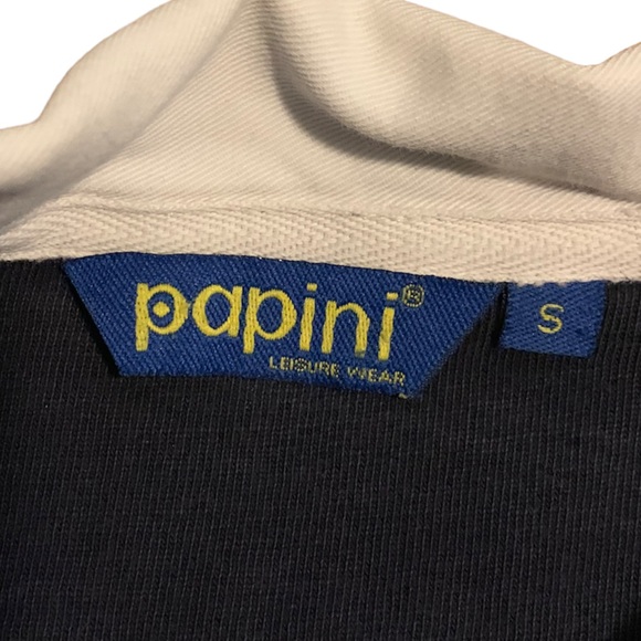 Papini Women’s Scotland Logo Collared Long Sleeve Shirt Size S - Picture 2 of 6